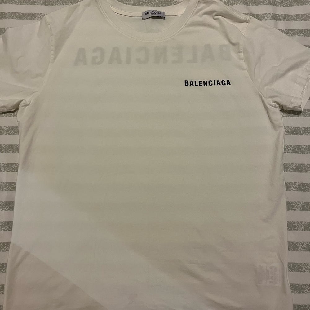 White Balenciaga T Shirt
